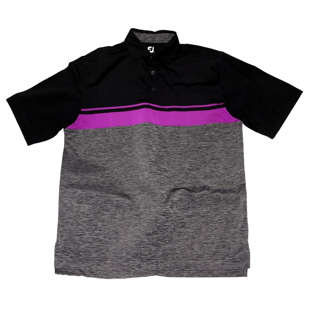 FootJoy FJ Men's Performance Short Sleeve Golf Polo Shirt Size Large